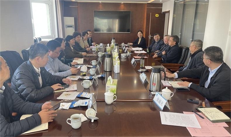 市投促辦來我會商談開展招商和經貿活動